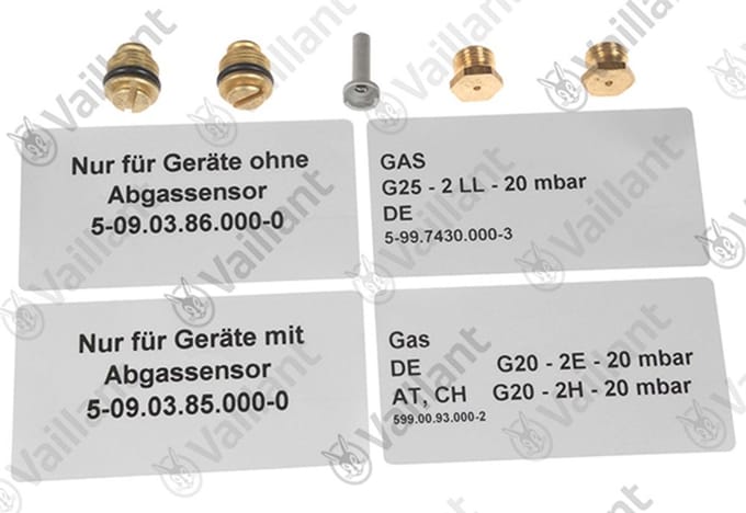 VAILLANT Omstelset VGR 30 F/3 u.w. Vaillant-Nr. , 0010042272