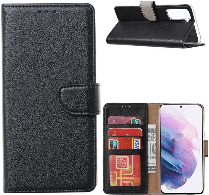 Cityhoesje – Geschikt voor Samsung S24 Plus-S25 Plus – Bookcase incl. Pasjeshouder