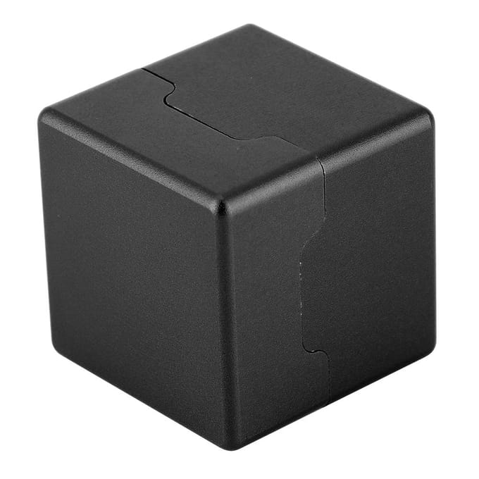 Porte-craie portable en aluminium pour queue de billard noir