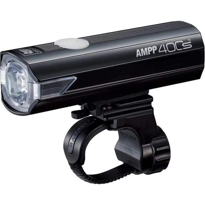 Cateye Ampp400s + Nano60 Lichtset - Verlichting Fiets - Lumens: 400/60 - USB Oplaadbaar - Zwart
