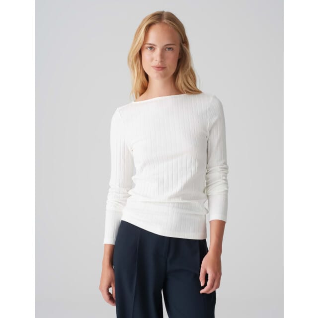 Slim fit shirt met lange mouwen van katoenmix model 'Sovke'