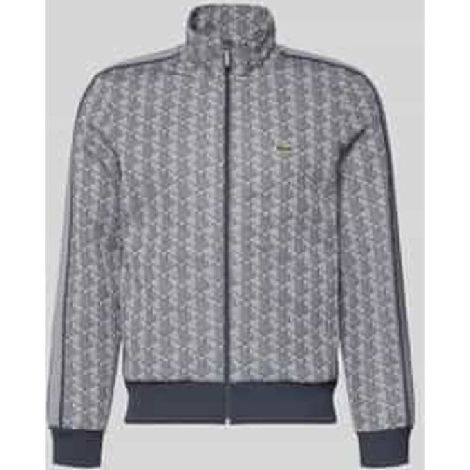 regular fit sweatjack met ritssluiting