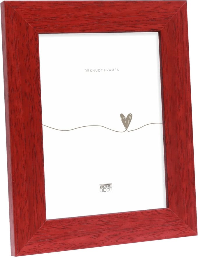 Deknudt Frames fotolijst S226K4 - rood - hout - breed - 20x30 cm