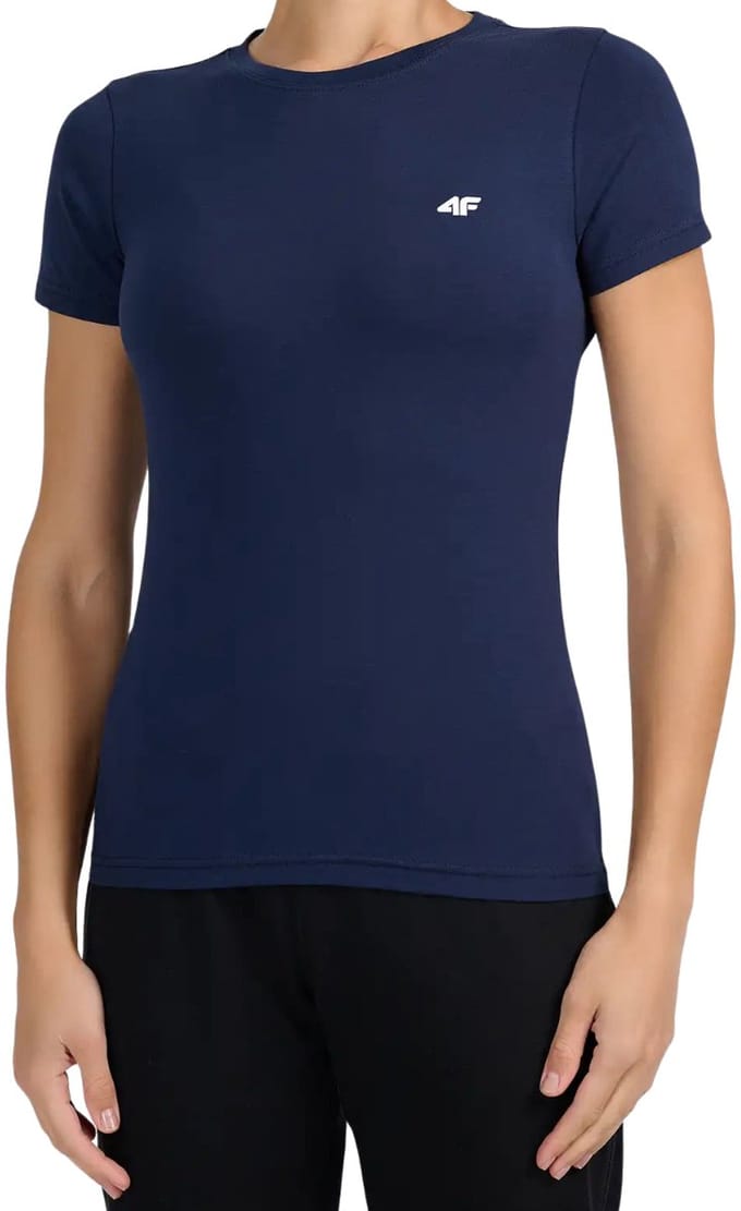 4F T-shirt Dames Donkerblauw - Maat S