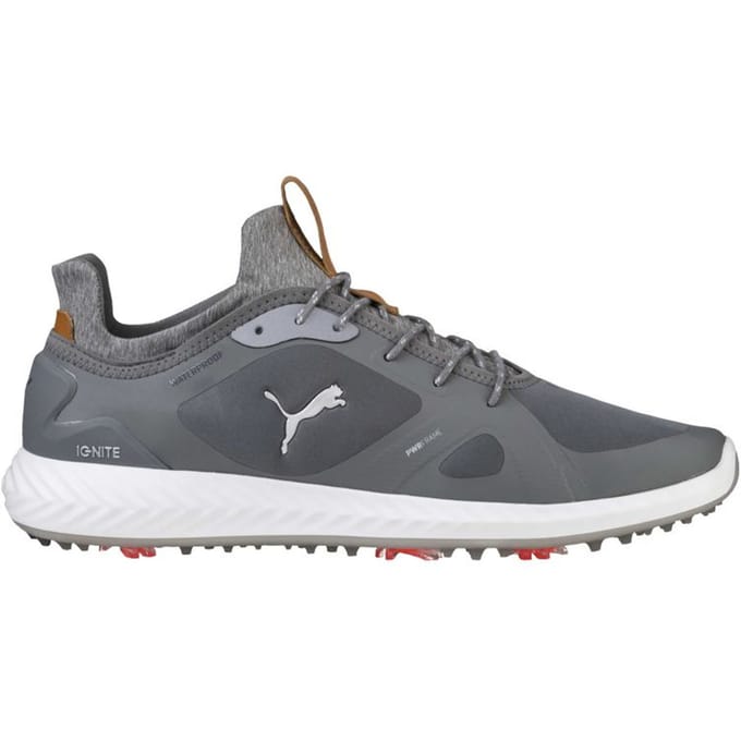 PUMA Power Adapt Golf Lace-Up Grijs Synthetisch Heren Trainers 189891 03