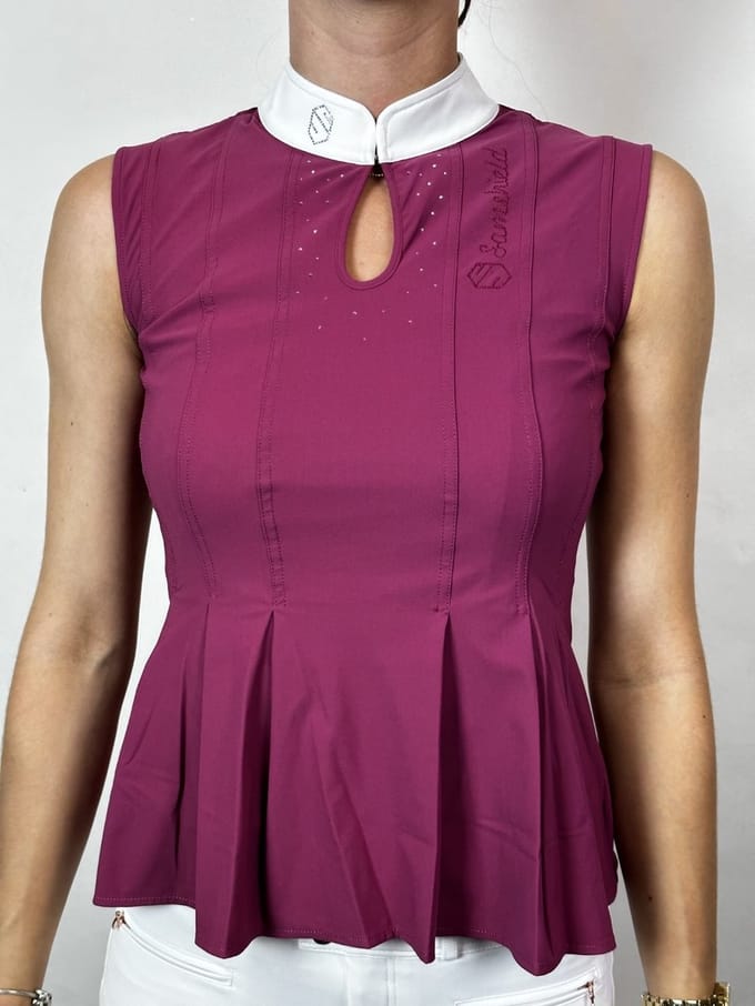 Samshield SS'22 Phoebe wedstrijdshirt - Berry - XS