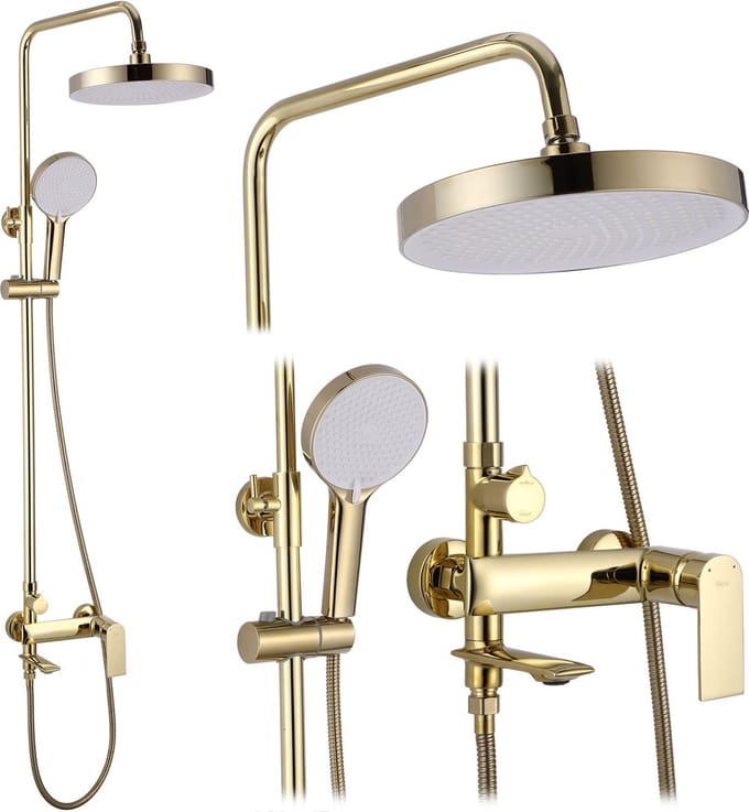 Rea Veneta Regendouche Goud 136cm