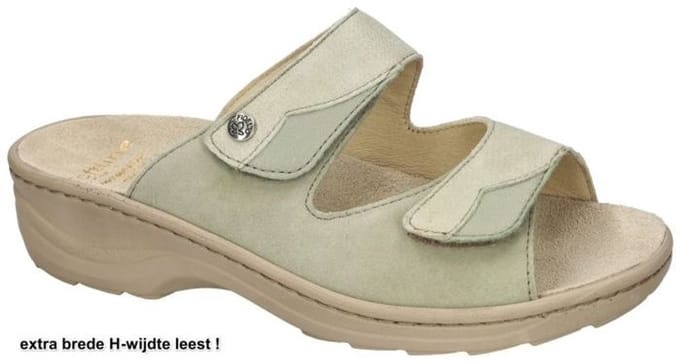 Fidelio Hallux -Dames - groen licht - slippers & muiltjes - maat 37