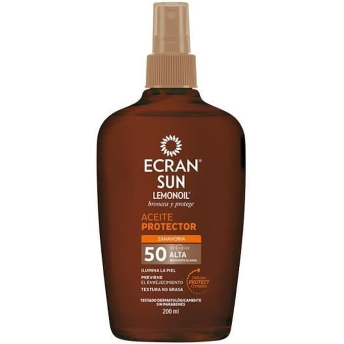 Zonneolie - Sun Lemonoil - SPF 50 - 200 ml - Waterdicht - UV-bescherming