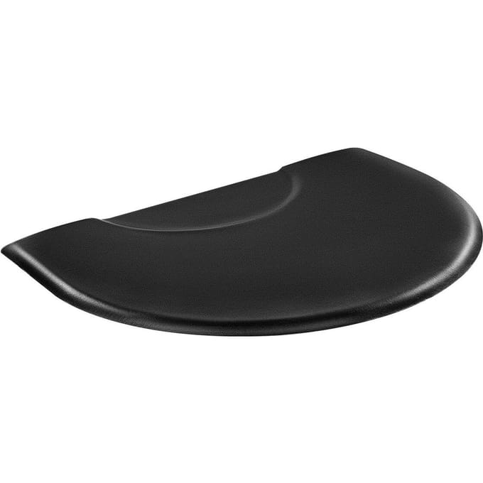 Tapis de Salon pour Coiffeur 1220 x 930 mm Tapis de Salon Semicirculaire 25mm d'Épaisseur