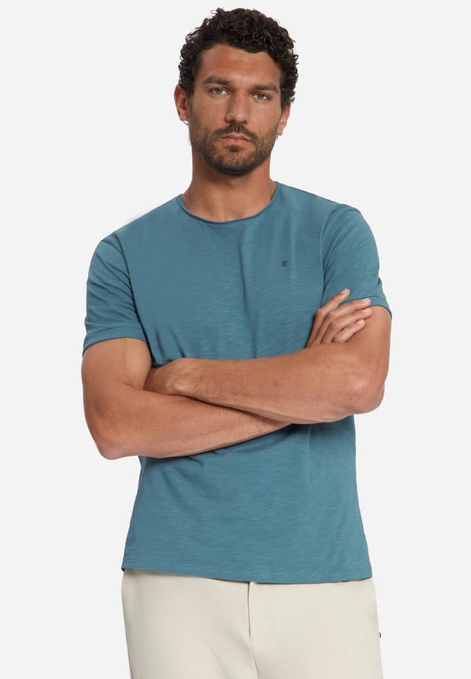 Katoenen Slub T-shirt