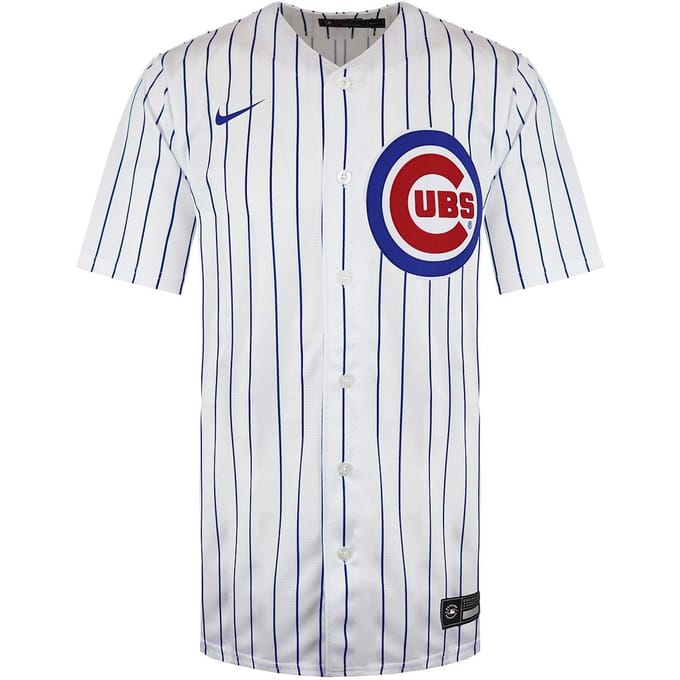 Nike MLB Chicago Cubs Officiële Replica Heren Witte Thuisshirt