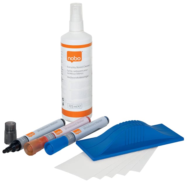Nobo Whiteboard Starterkit In Blisterverpakking