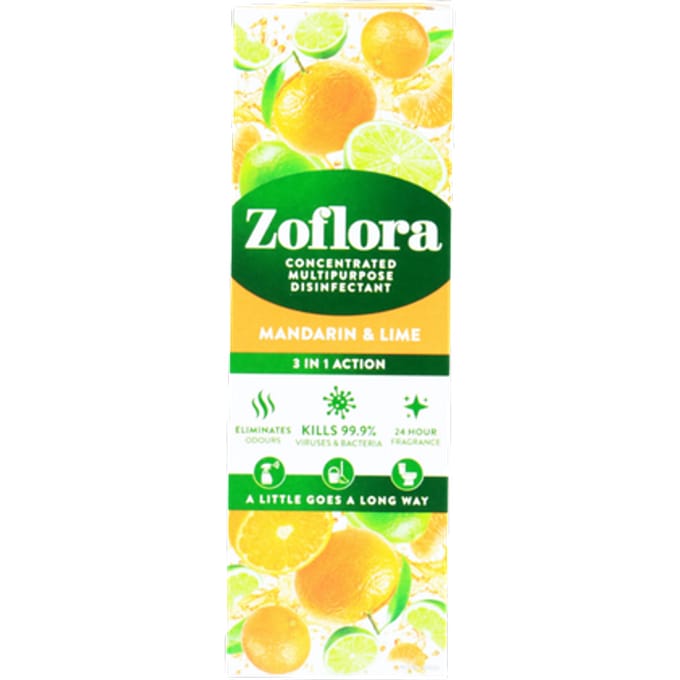 Zoflora 3-In-1 Action Mandarin & Lime Allesreiniger – 250 ml