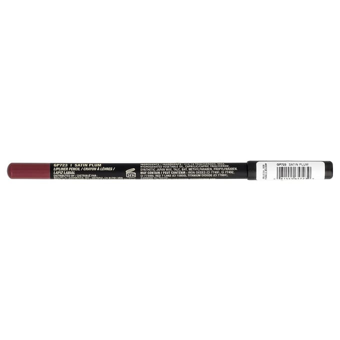 LA. Meisje, Perfecte Precisie, Reliner Potlood, GP723 Satijn Pruim, 1,49 g (0,05 oz) black