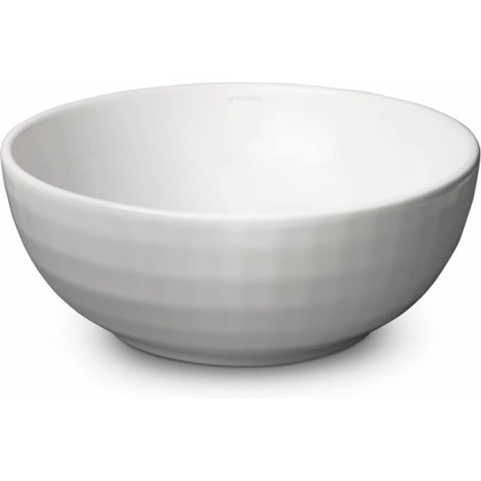 Vtw Living waskom rond mat keramiek opbouwwaskom 40 cm