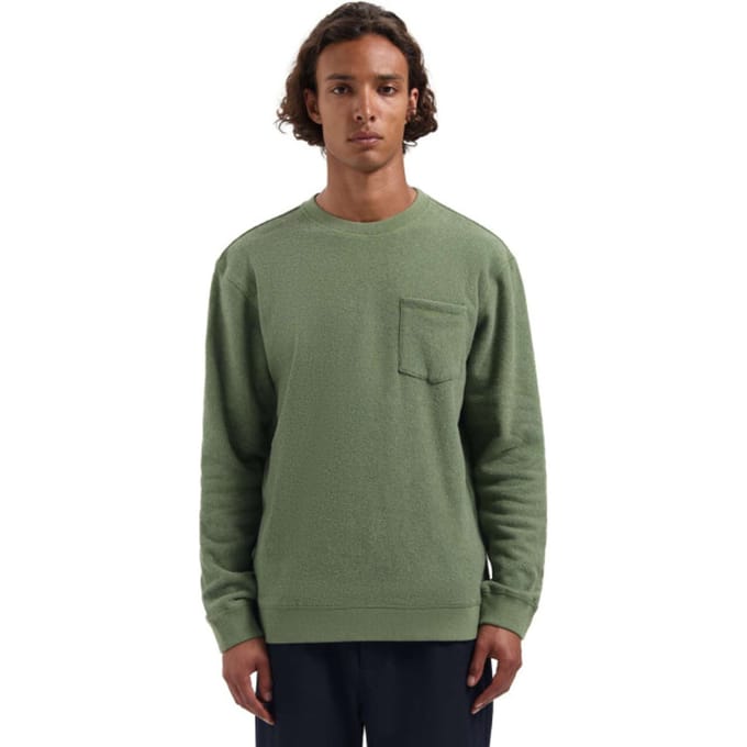 Dstrezzed Ds_damien Crewneck Lt. Army Taglia: L | Maglioni a maglia Outlet | Uomo | Verde