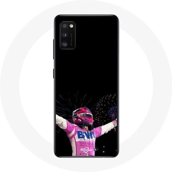 Coque Samsung Galaxy A41 Formule 1 Sergio Pérez Mendoza gagné la course
