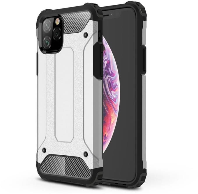 Lunso - Armor Guard hoes - Geschikt voor iPhone 11 Pro - Zilver