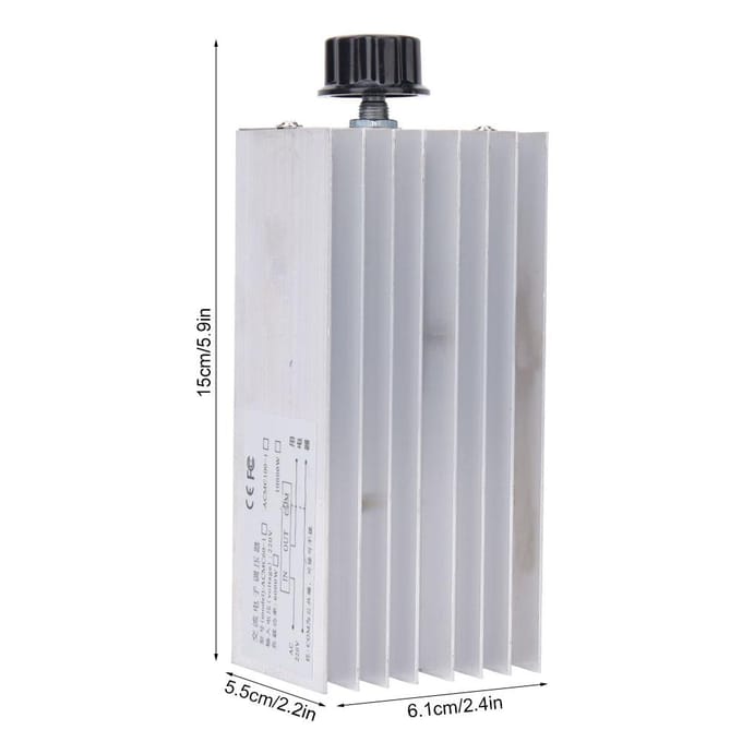10000W 220V SCR AC Elektronische Spanningsregelaar Dimmen Snelheidsregeling Thermostaat met behuizing