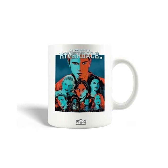 Mug - Riverdale - Affiche Poster - Céramique - Blanc - 30cl - Compatible lave-vaisselle