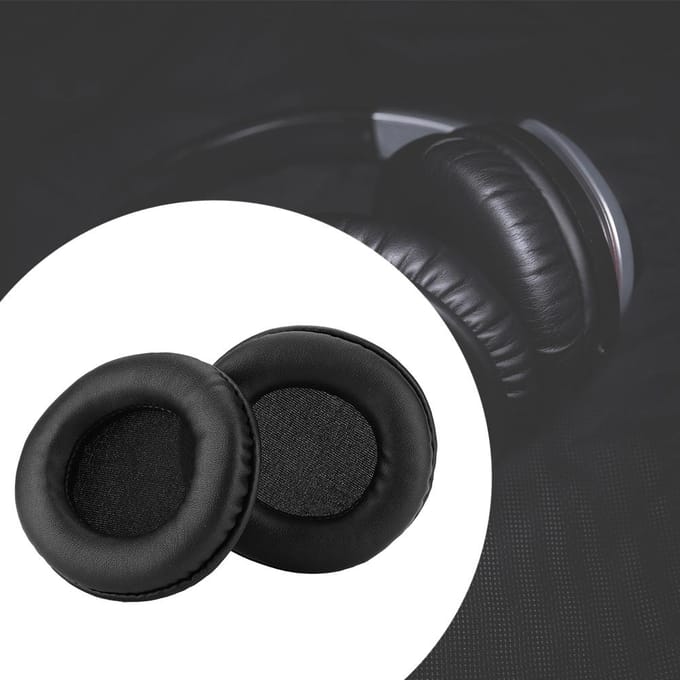 95MM Universele Vervangende Oorkussens Zacht Schuim Kussen Headset Hoes Etui black