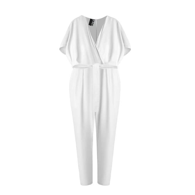 Combinaison cache-cœur met strik voor dames Mat Fashion