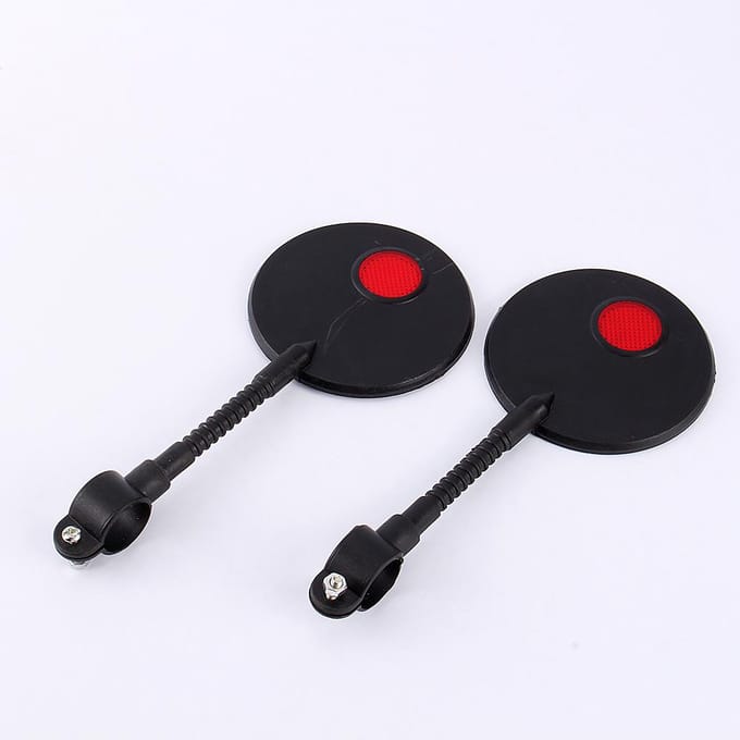Support de guidon de vélo universel et flexible pour rétroviseur de sécurité black