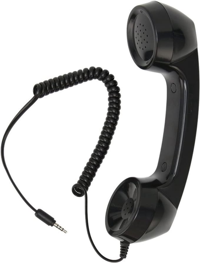 Allecto - Retro Mobiele Telefoonhoorn - Draadloos - Handig in gebruik