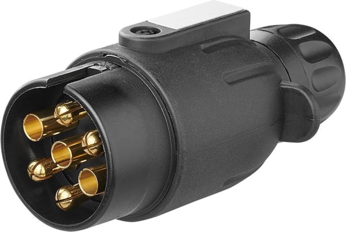 Stekker 7 polig met magneet