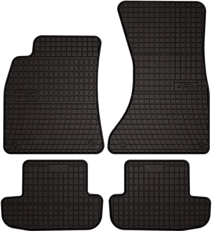 Wielganizator SolidPRO - Rubberen Automatten - Audi A5 8T Coupe - Zwart - Aangepast