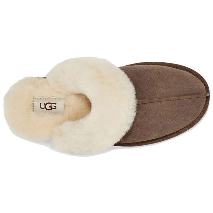 UGG® Scuffette II for Women in Black, Size 8, Suede/Polyester