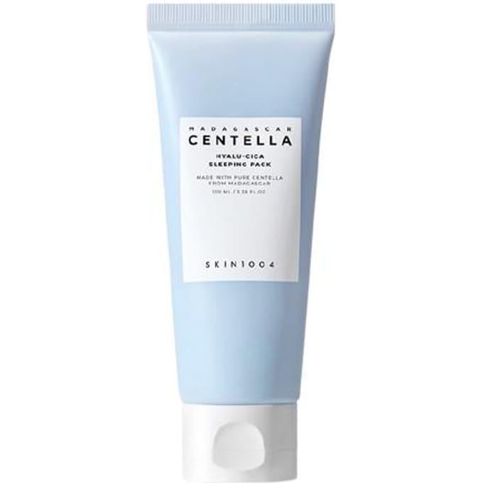 SKIN1004 Madagascar Centella Hyalu-Cica Slaapmasker 100ml – Hydraterend Gel Slaapmasker voor Nachtelijke Vochtverzorging 100ml white