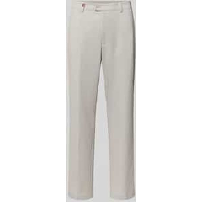Broek met labeldetail model 'Orlando'