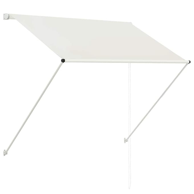 vidaXL - Luifel - uittrekbaar - 100x150 - cm - crème