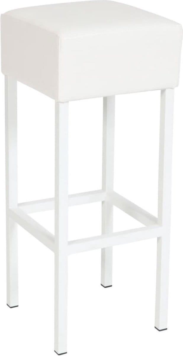 Workliving Barkruk Skai - Wit / Wit - 82 CM