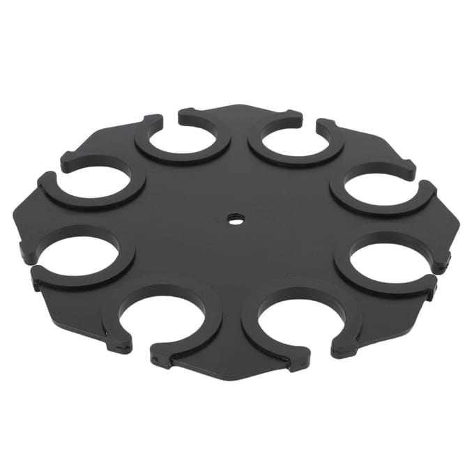 Multi Microfoonhouder 8 Sleuven Meerdere Microfoon Organizer Standaard voor Bedrade en Draadloze Microfoons 38 black