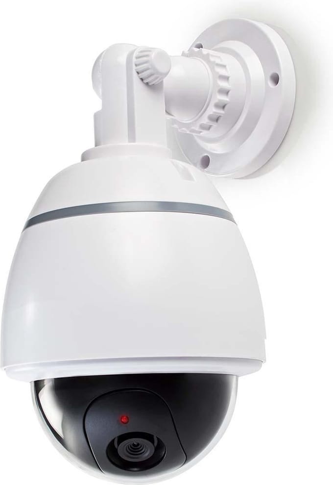 Nedis Dummy Beveiligingscamera - Dome - Batterij Gevoed - Binnen - Wit