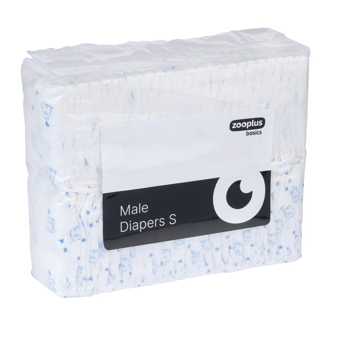 zooplus Basics hondenluiers maat S: 32 - 44 cm, 50 stuks hond