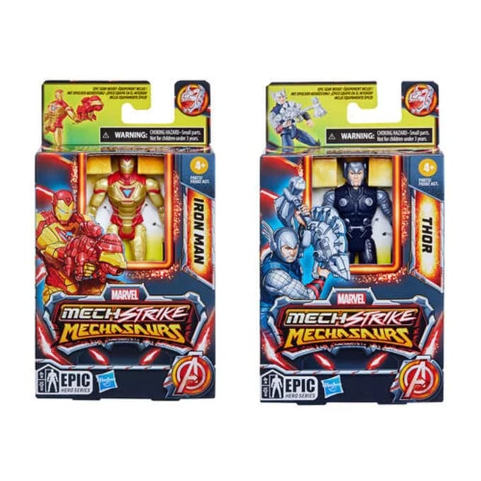 Hasbro Marvel actiefiguur Mech Strike Avengers 10 cm speelgoed.