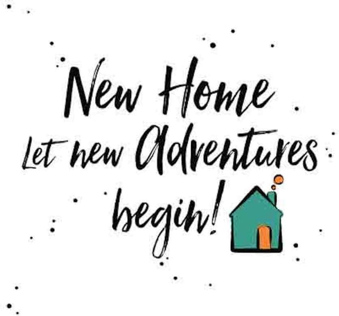 Wenskaart New Home New Adventures