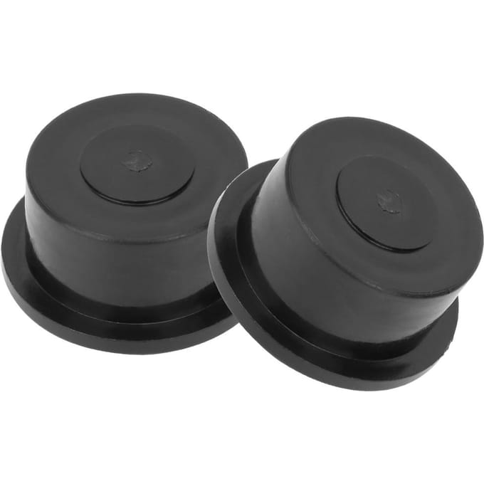 2 Pièces PVC Planche de Surf Paddle Board Trou d'Aération Respiration Automatique Accessoire Imperméable Noir black
