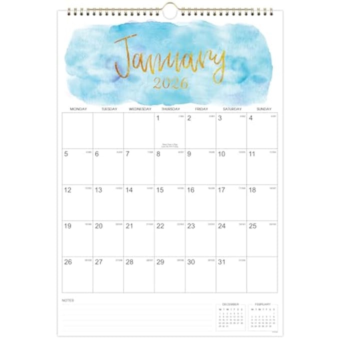 Maand-to-View Wandkalender 2021 - 12 Maanden Muurplanner