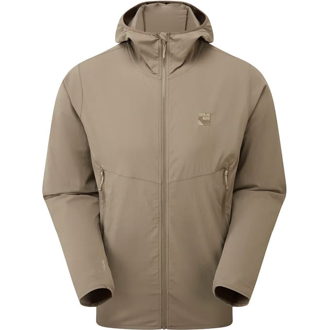 Heren Lichtgewicht Softshell Wandelovertrekjack met Waterafstotende Afwerking