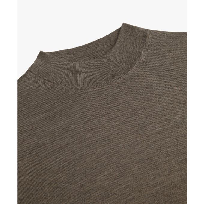 Profuomo Ppxj30028h pullover mock neck brown