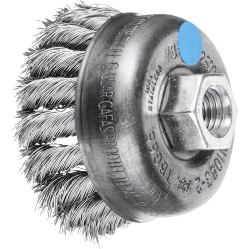 PFERD TOOLS Komborstel met schroefdraad, getordeerd POS TBG 65/M14 INOX 0,35 Tbg 43305003 1 stuk(s)