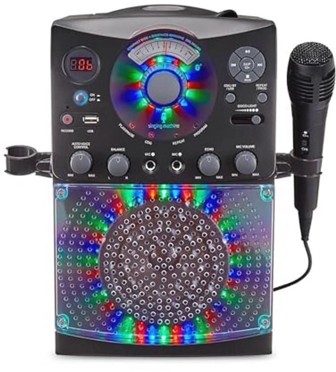 Karaoke Machine met Bluetooth en CD-Player - Zwart