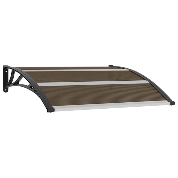 vidaXL - Deurluifel - 120x100 - cm - PC - zwart