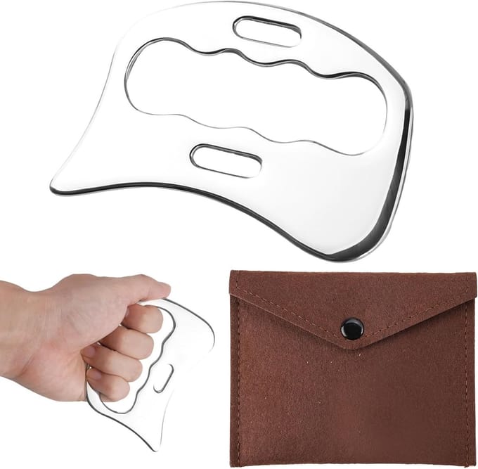 Effectieve Gua Sha schraper voor cellulitisbehandeling, massage en spierontspanning voor benen, rug, gezicht en nek