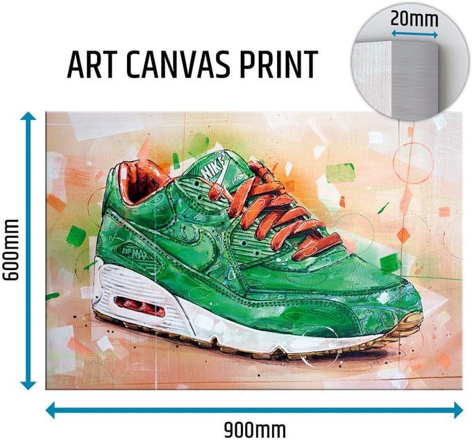 Sneaker canvas Homegrown 90x60 cm